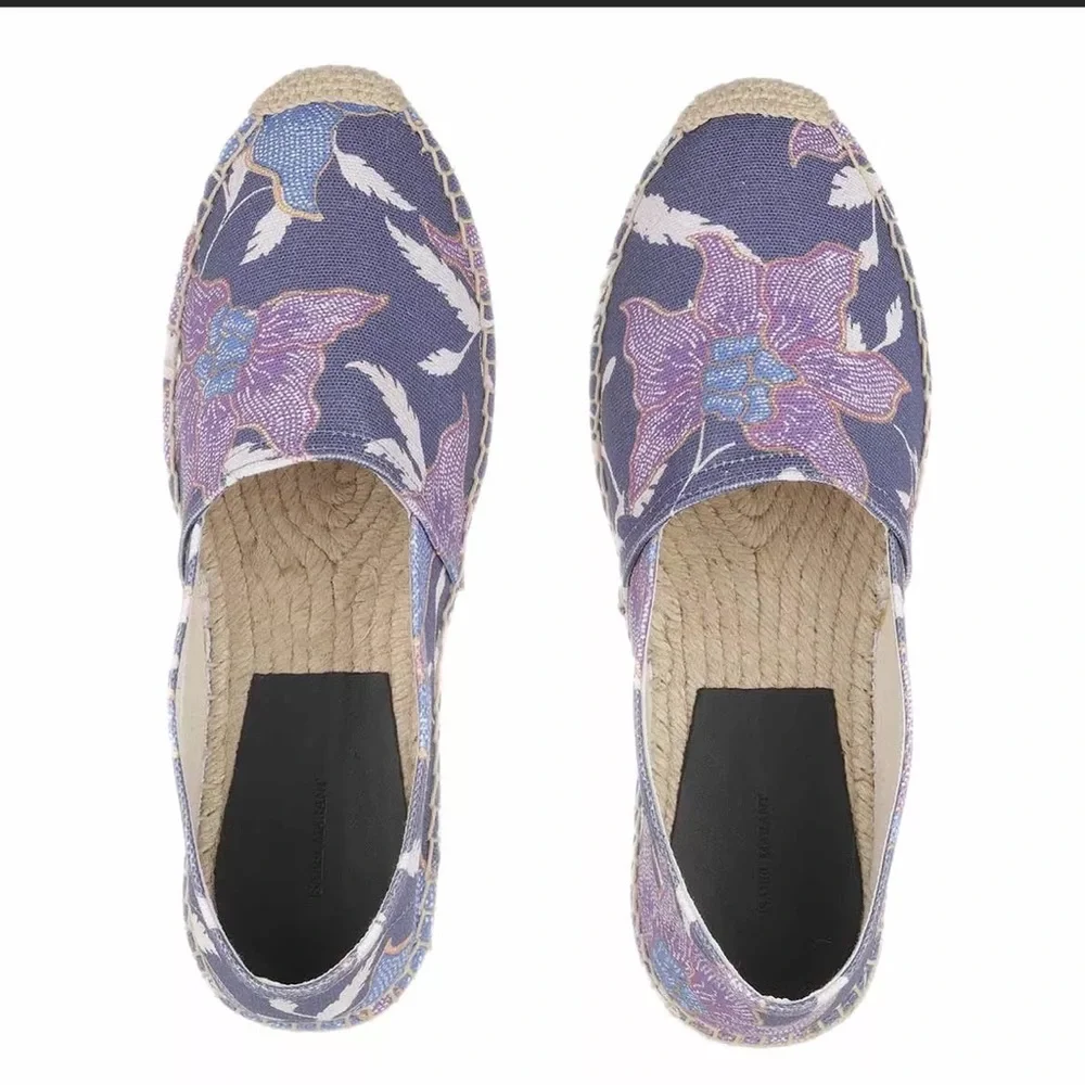 NEW Sz 40 Isabel Marant Canae Floral Espadrilles - Picture 2 of 14